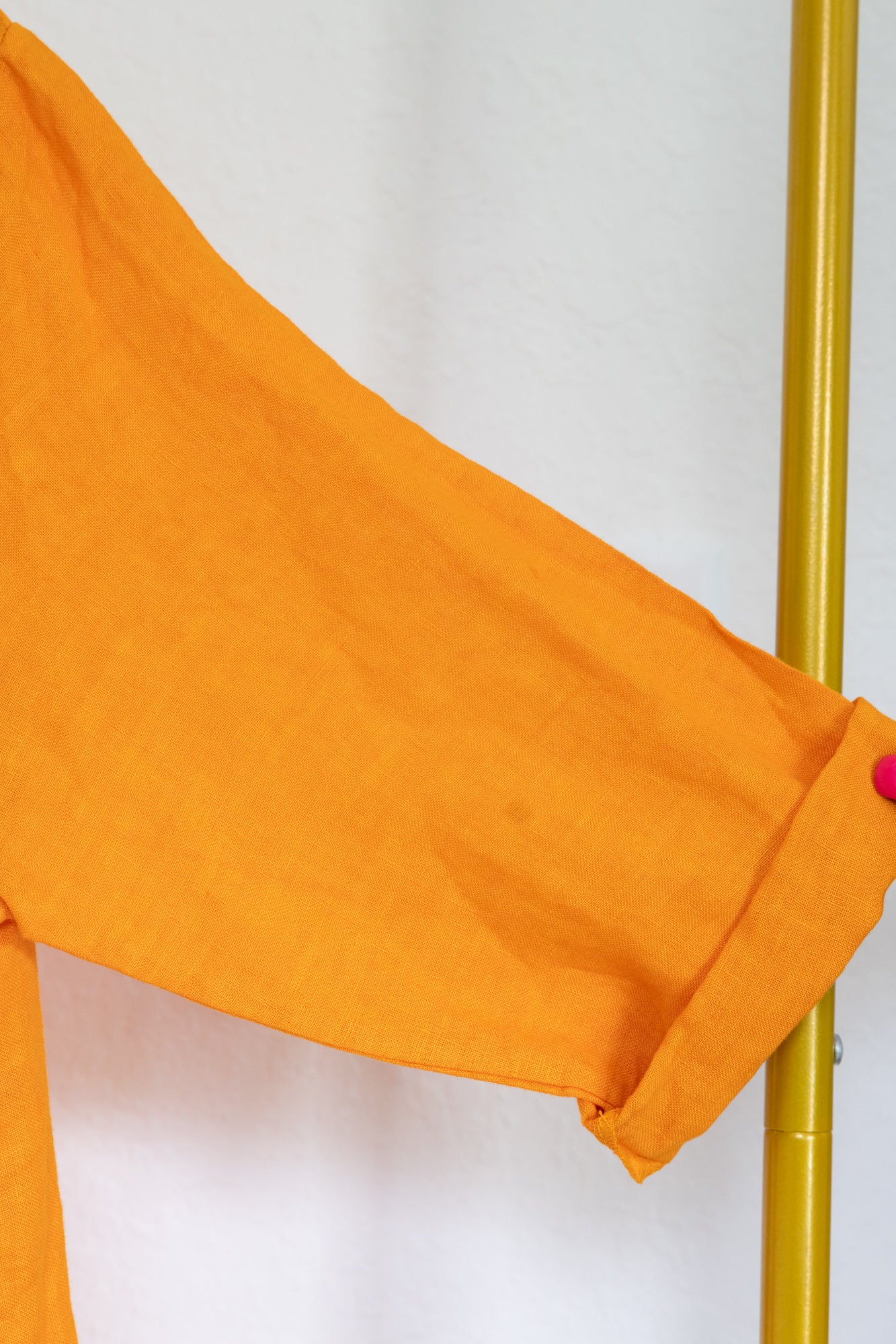 Orange linen Jumpsuit