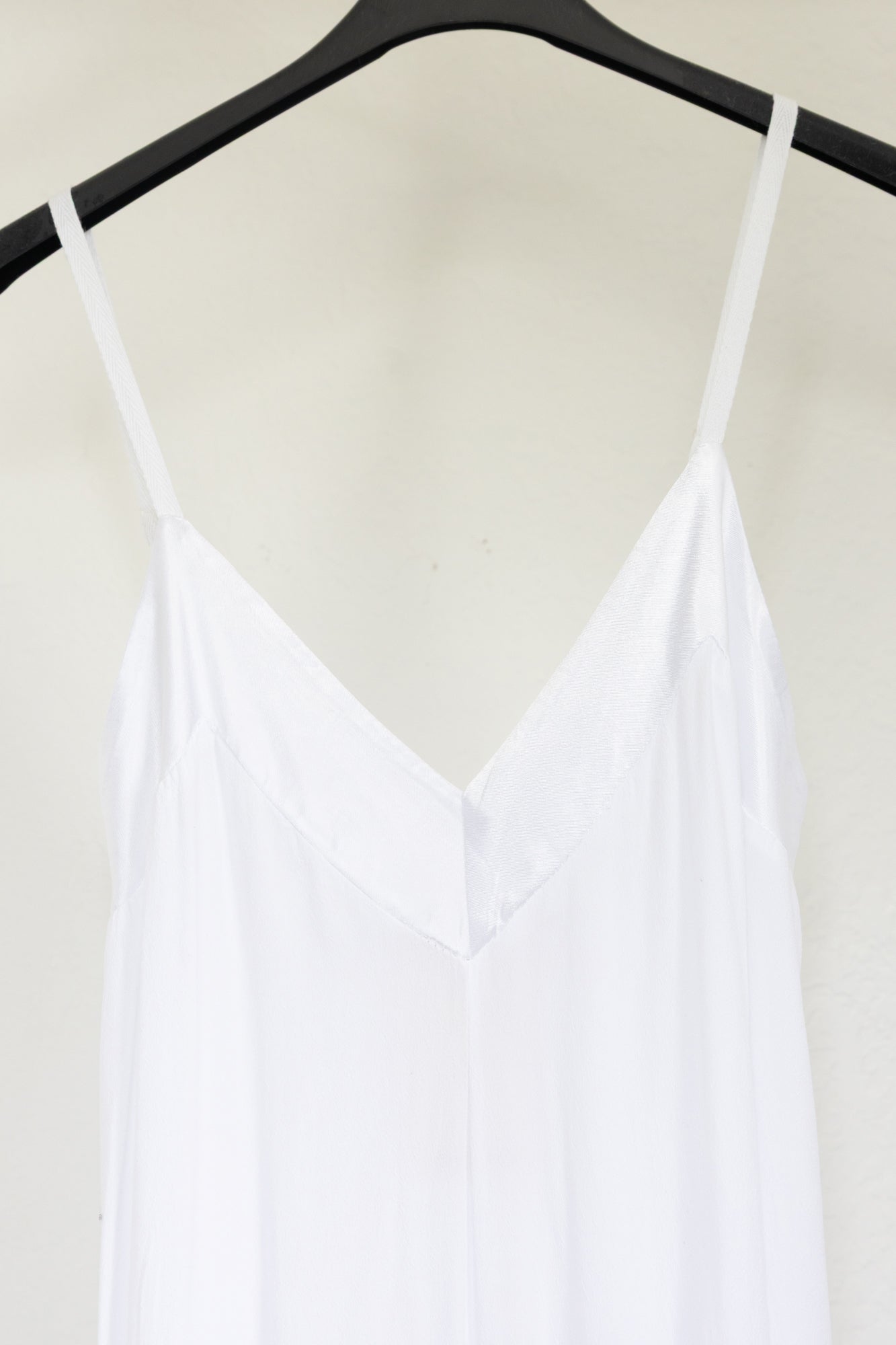 White Satin Jumpsuit