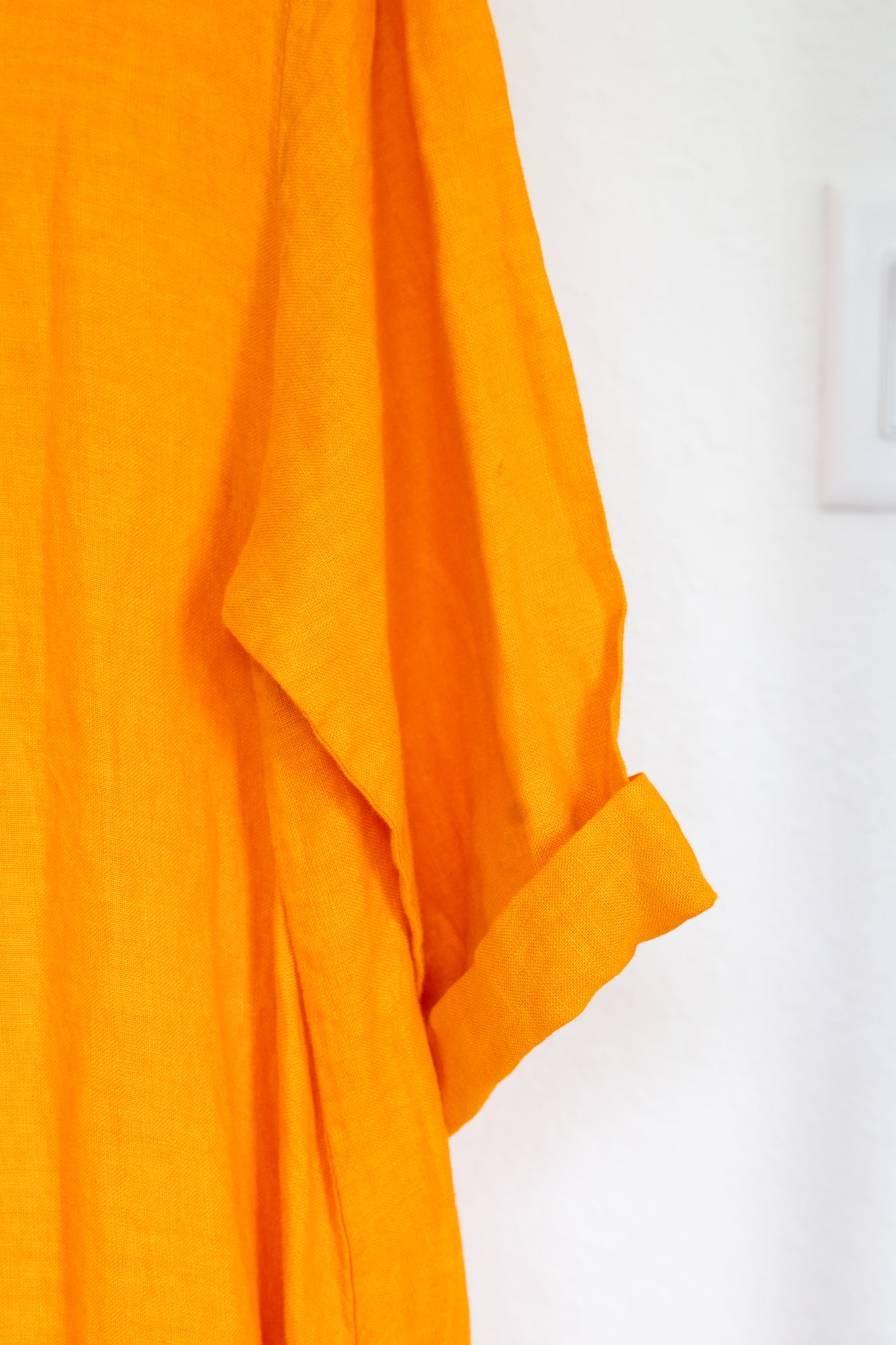 Orange linen Jumpsuit