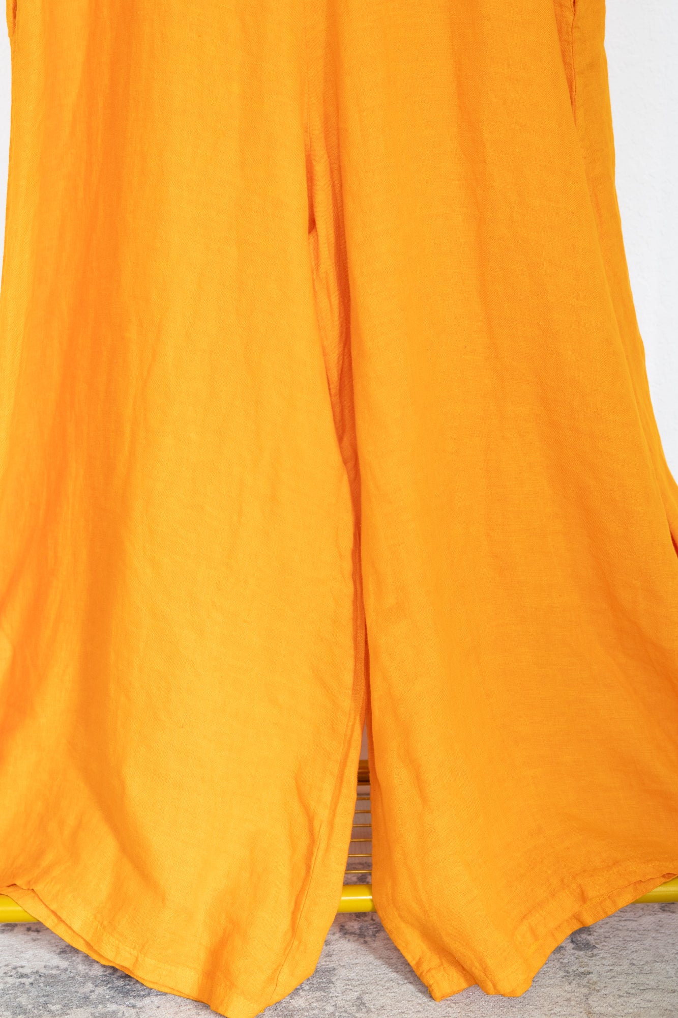 Orange linen Jumpsuit