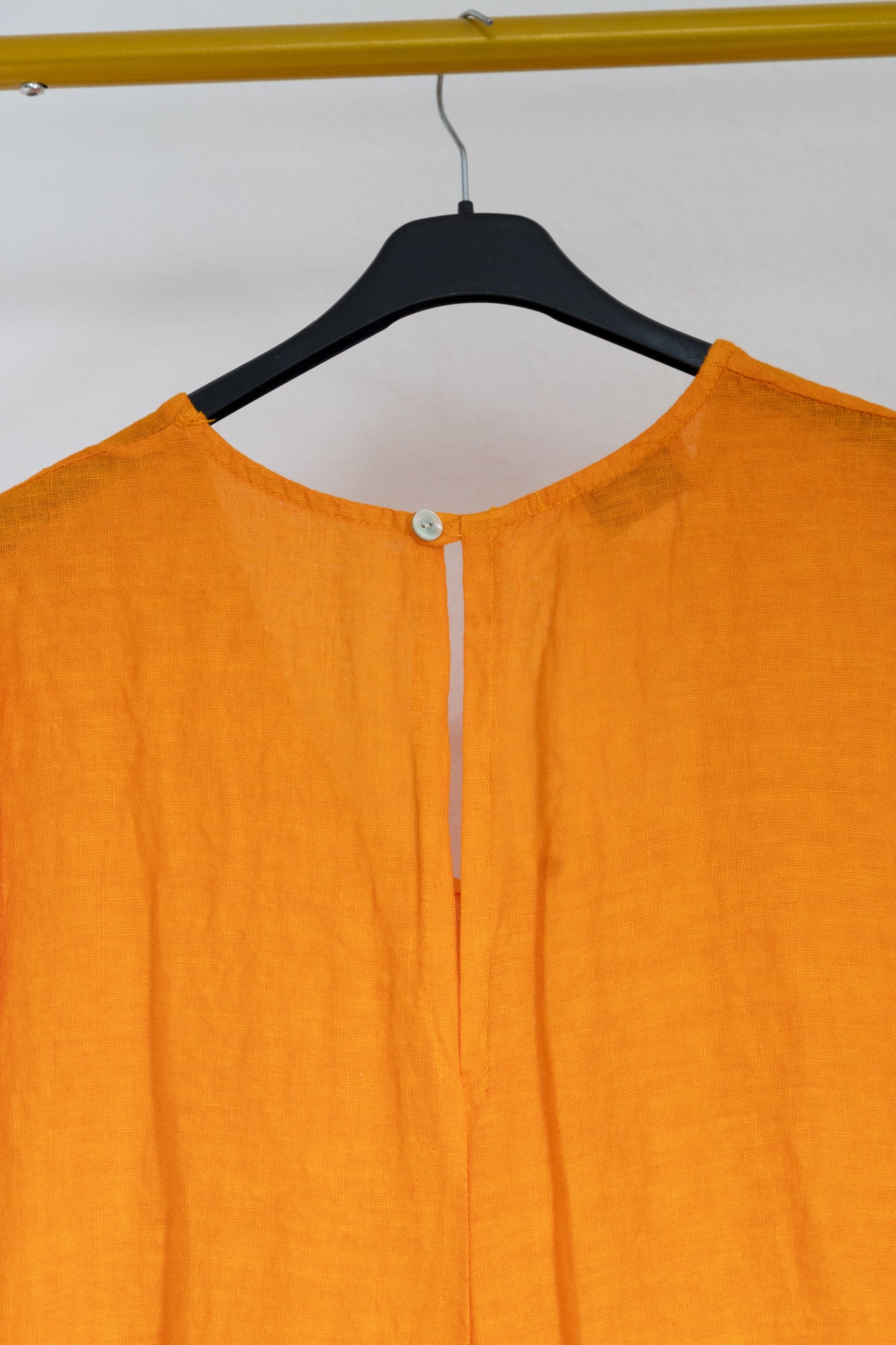 Orange linen Jumpsuit