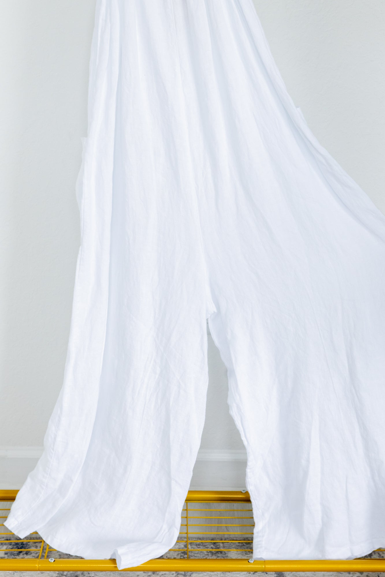 White Linen Jumpsuit