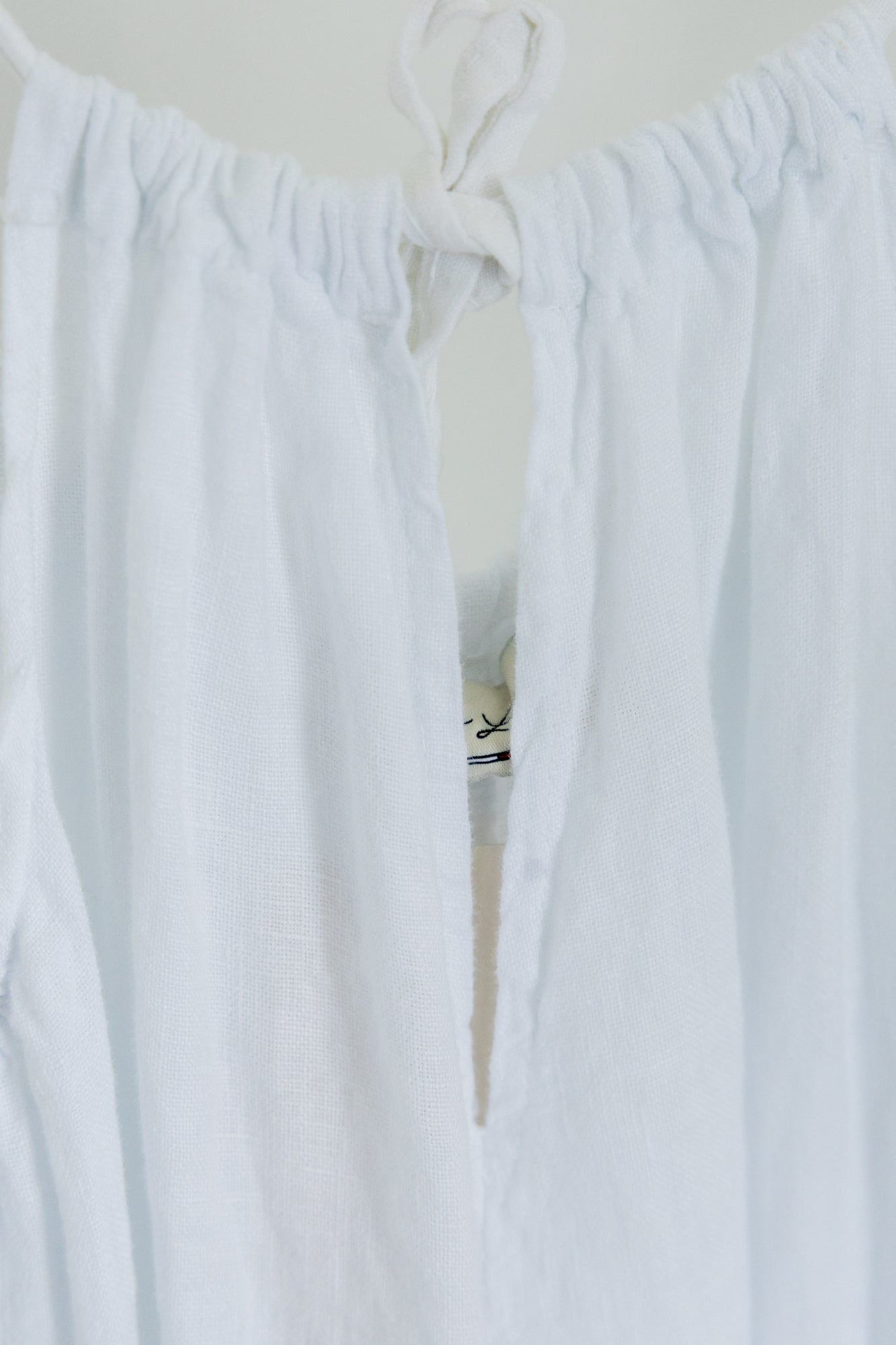 White Linen Jumpsuit