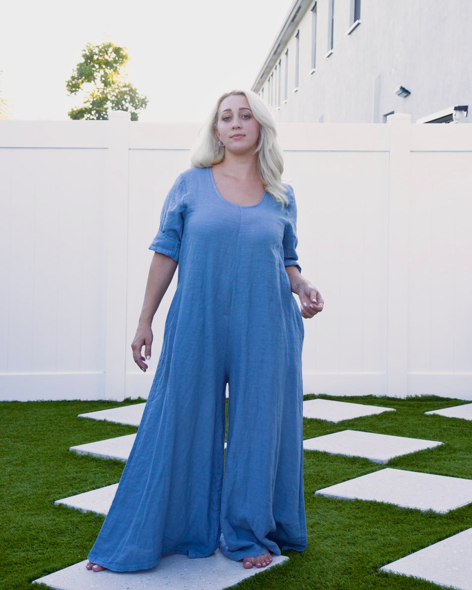 Sky Blue Jumpsuit